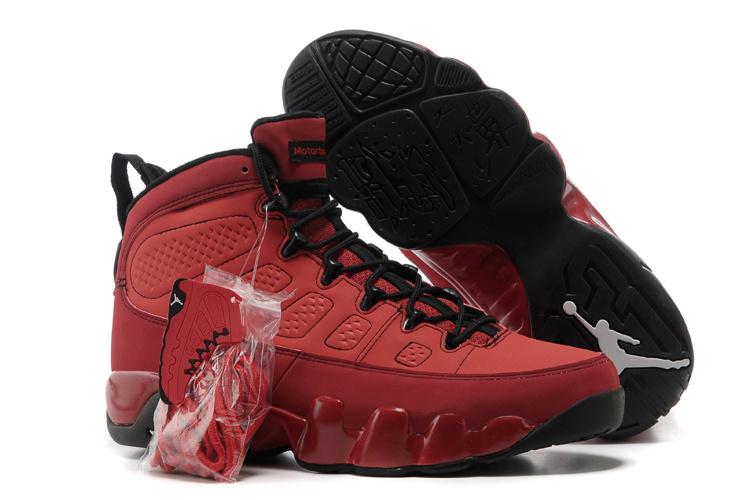 Newest Air Jordan IX (9) Motorboat Jones Challenge Red Black White